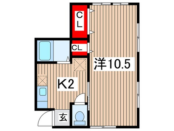 ルピエ松波の物件間取画像